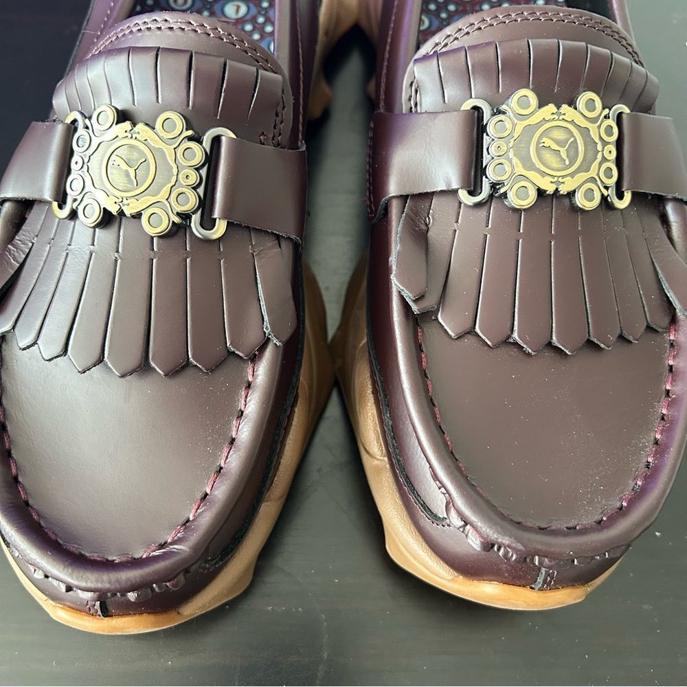 PUMA Unisex Nitefox Loafers x PALOMO - Burgundy - Picture 3 of 14